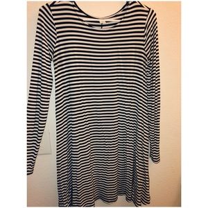 Long Sleeve Striped Dress!